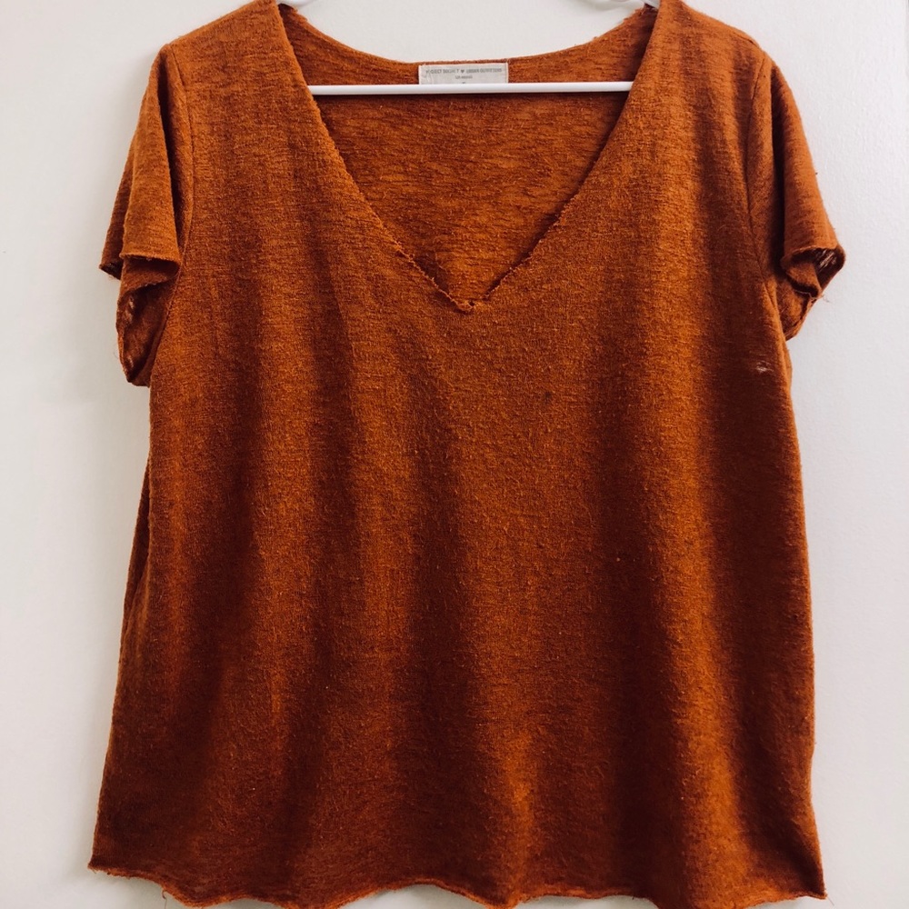 Urban Outfitters Project Social Tee Burnt Orange